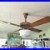 100-YR-OLD-GILDED-GOLD-ish-BROWN-HUNTER-ANTIQUE-ELECTRIC-52-CEILING-FAN-CARVED-01-bn