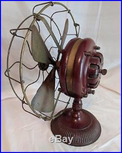 12 GE Pancake antique electric fan