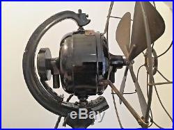 12 Jandus C-frame oscillating antique fan
