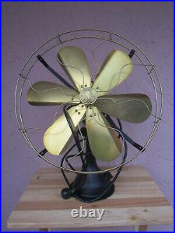 16 Blade Electric Desk Fan Oscillating Orbit Work 3 Speed Vintage Antique style