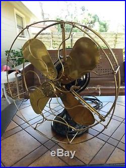 16 GE loophandle kidney oscillator antique fan