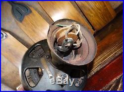 18385 Antique 1920s General Electric Ceiling Fan w Orig Blades type AH / AF1