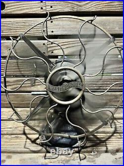 1906-1910 WESTINGHOUSE 13 BRASS BLADE Tank FAN, Style 60677