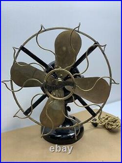 1906 Westinghouse Tank Motor Fan Brass Blade And Cage