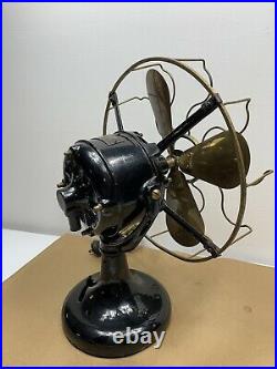1906 Westinghouse Tank Motor Fan Brass Blade And Cage