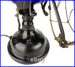 1910 R&M 1404 12 Tank Motor Fan Original Antique Electric Brass