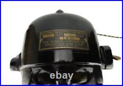 1910 R&M 1404 12 Tank Motor Fan Original Antique Electric Brass