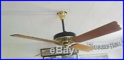 1912 Antique Vintage Hunter Tuerk Ceiling Fan-rebuilt W Remote Control & Video