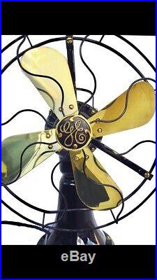 1915 Rare Ge Coin Operated Antique Fan. Professionally Restored. Must See