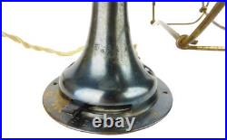 1919 GE 8 All Brass Gun Metal Blue Desk Fan Original Antique Electric Brass