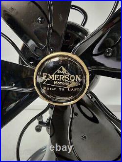 1920's Emerson Motors 16 Oscillating Electric Fan Type 73648 RESTORED