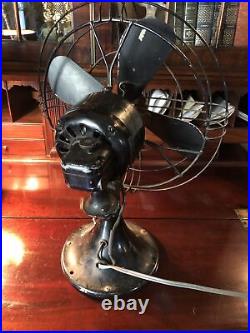 1920s General Electric Antique Oscillating Desk Fan 2-speed Hollywood, CA