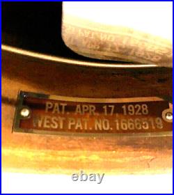 1928 Copper Bank Vault Ventilator Fan