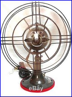 1930's Antique GE General Electric Vortalex Vintage Deco Fan FM9V1 NO RESERVE