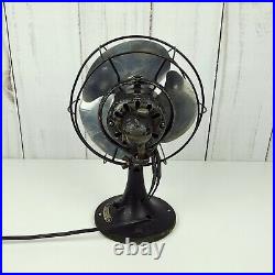 1930's Antique Working Graybar Electric Company 8.5-inch 3 Blade Oscillating Fan