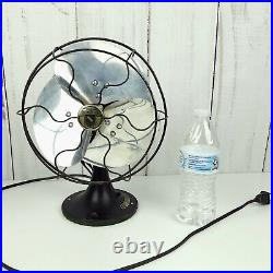 1930's Antique Working Graybar Electric Company 8.5-inch 3 Blade Oscillating Fan