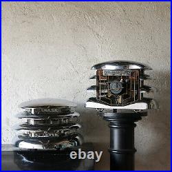 1930s Vintage Modernist Chrome Electric Fan Heaters by Christian Barman for HMV