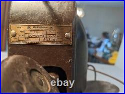 1936 antique Westinghouse 10 inch Desk fan 10-SQ-3