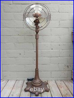 1939 General Electric Vortalex Oscillating Art Deco Pedestal Fan Model 78X225