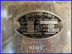 1950s vtg Fresh'nd-Aire Model 2600L 1 Speed works great