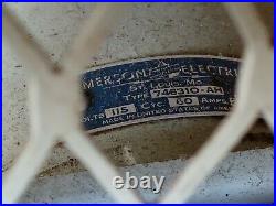 1952 -53 Vintage Emerson Electric of St. Louis Window Fan-2 speeds-Blows In/out