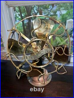 ALL BRASS -Antique 8 Westinghouse Fan