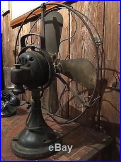 ANTIQUE 16 GE Oscillating Table Fan
