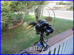 Antique 16 Ge Sidewinder Fan Vintage Ge Fan Brass Blade Fan C Westinghouse Fan