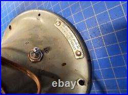 ANTIQUE 1920's-30's GE Oscillating Fan Desk General Electric Brass Tag 4 Blade