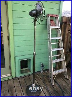 ANTIQUE 6 ft INDUSTRIAL HEAVYWEIGHT WESTINGHOUSE FLOOR STAND FAN