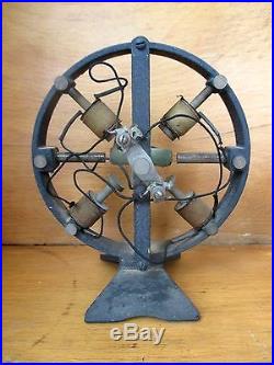Antique Early Unknown Scientific Electric Motor Dynamo Demonstration Bipolar