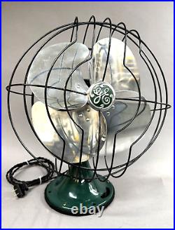 ANTIQUE GE VORTELEX DESK FAN Model 49X491 Form AS1