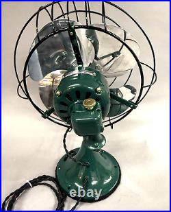 ANTIQUE GE VORTELEX DESK FAN Model 49X491 Form AS1