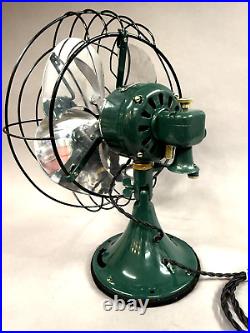 ANTIQUE GE VORTELEX DESK FAN Model 49X491 Form AS1