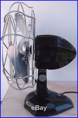 ANTIQUE/VINTAGE/DECO 30's ELECTRIC 10 OSCILLATING FAN-PROFESSIONALLY RESTORED