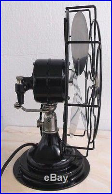ANTIQUE/VINTAGE/DECO 30's ELECTRIC 12 OSCILLATING FAN-PROFESSIONALLY RESTORED