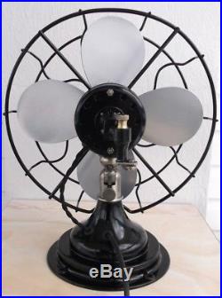 ANTIQUE/VINTAGE/DECO 30's ELECTRIC 12 OSCILLATING FAN-PROFESSIONALLY RESTORED