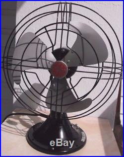 ANTIQUE/VINTAGE/DECO 40's ELECTRIC 10 OSCILLATING FAN-PROFESSIONALLY RESTORED