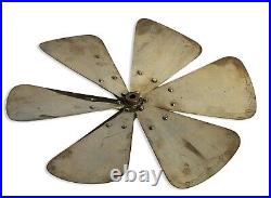 Antique 12 Electric Emerson Meston Fan Blade Brass