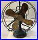Antique-12-General-Electric-1920s-GE-Oscillating-Brass-Blade-Fan-AOU-Form-AD-01-eqvj