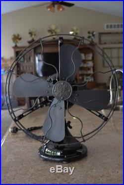 Antique 12 General Electric Dc Fan Custom Restoration