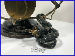 Antique 12 in. Westinghouse Brass 4 Blade Wavy Cage Fan Model 162628 Works