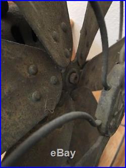 Antique 16 GE Fan Star Oscillator 6 Blade Type AO c. 1915 VTG Restoration/Repair