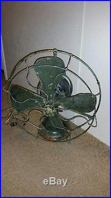 Antique 16 GE electric fan