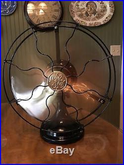 Antique 1916 GE 3 Speed Stationary 12 General Electric Fan