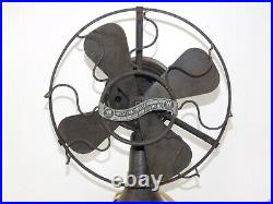 Antique 1917 Westinghouse Whirlwind 8 Style #269172 Electric 4 Blade Table Fan