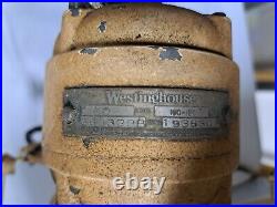 Antique 1920-30s Metal/ Cast Iron Westinghouse Oscillating Desk Fan Style 363329