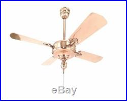 Antique 1920 Westinghouse Electric Sidewinder Ceiling Fan Restored Copper Finish