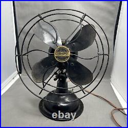 Antique 1920s 1930s Signal Electric MFG Cool Spot Signal Type 214 Desk Fan