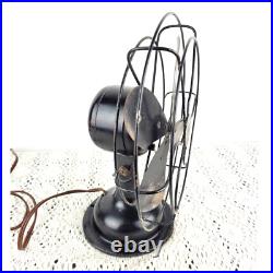 Antique 1920s 1930s Signal Electric MFG Cool Spot Signal Type 214 Desk Fan